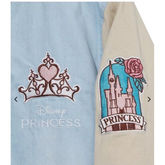 Disney Princesses Denim Women's Bomber Jacket Size 3X - BoxLunch Exclusive - Picture 8 of 10